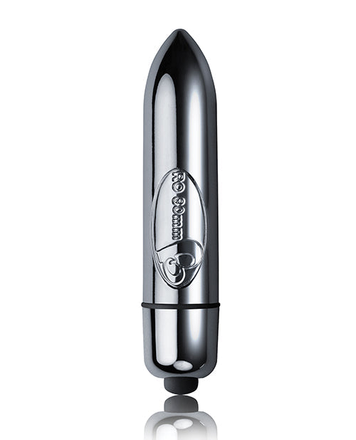 RO-80mm Bullet Vibe: A  Discreet, and Waterproof Pleasure Chrome