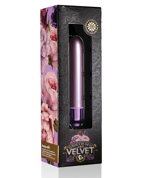 Rock Off Touch of Velvet 90mm Bullet Vibrator Soft Lilac