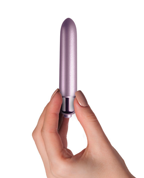 Rock Off Touch of Velvet 90mm Bullet Vibrator Soft Lilac