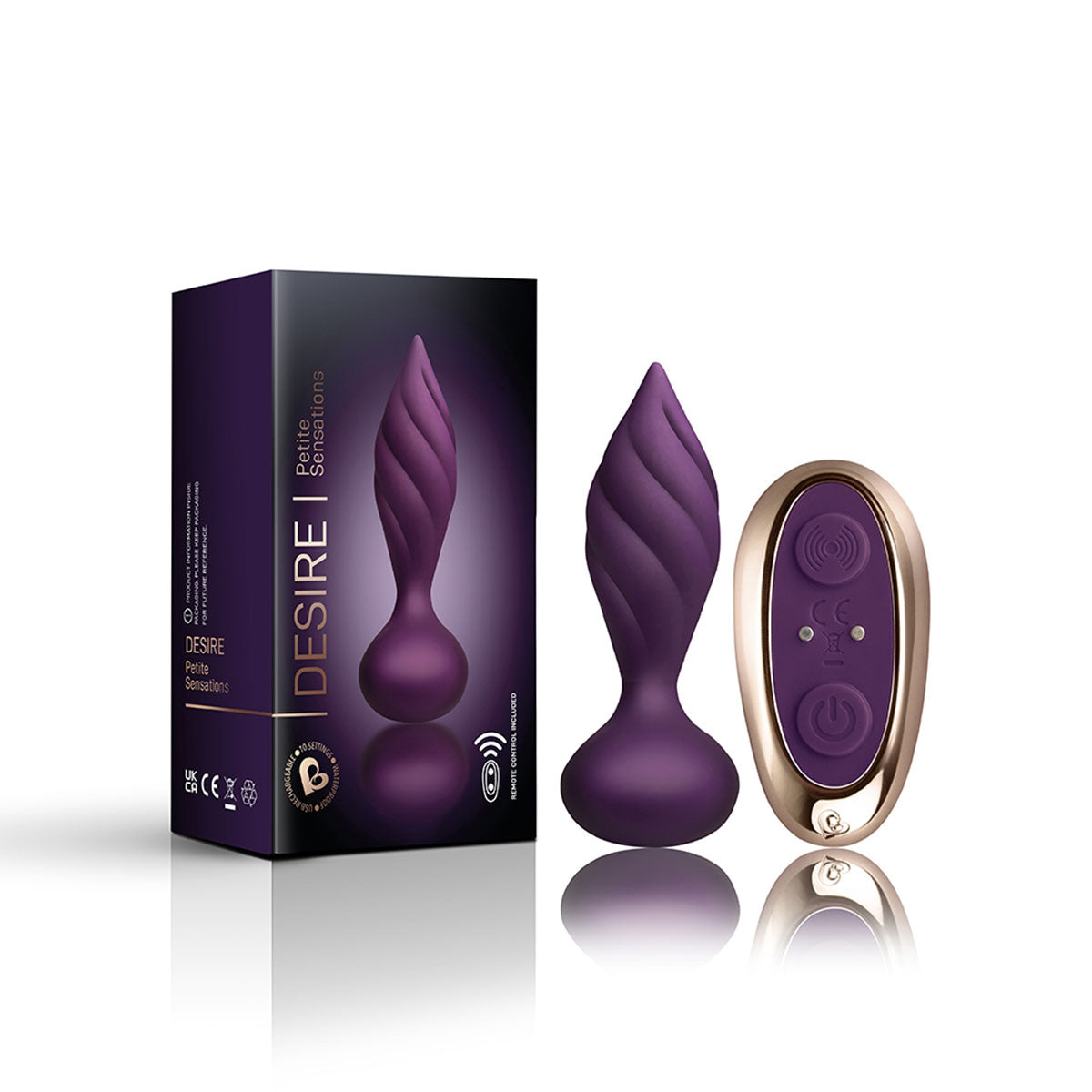 Rocks Off Petite Sensations Desire Plug W/remote -