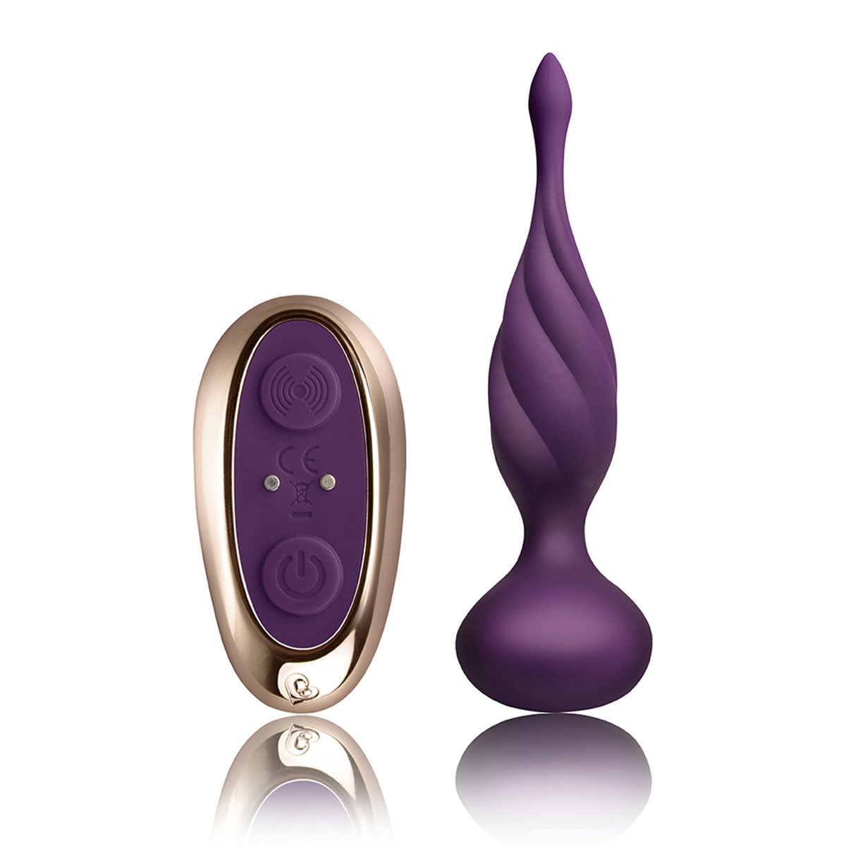 Rocks Off Petite Sensations Discover Plug W/remote Purple