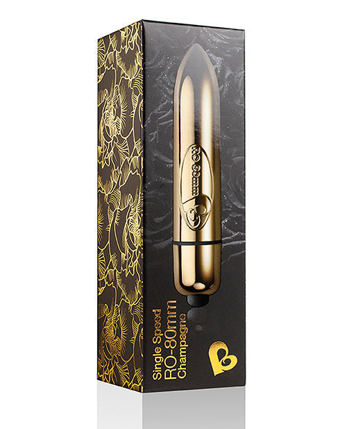 Rocks Off Ro 80 Single Speed Bullet Vibrator Champagne Gold