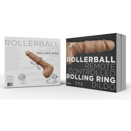 Rollerball Dildo W/ Rolli Ball Function & Suction Cup