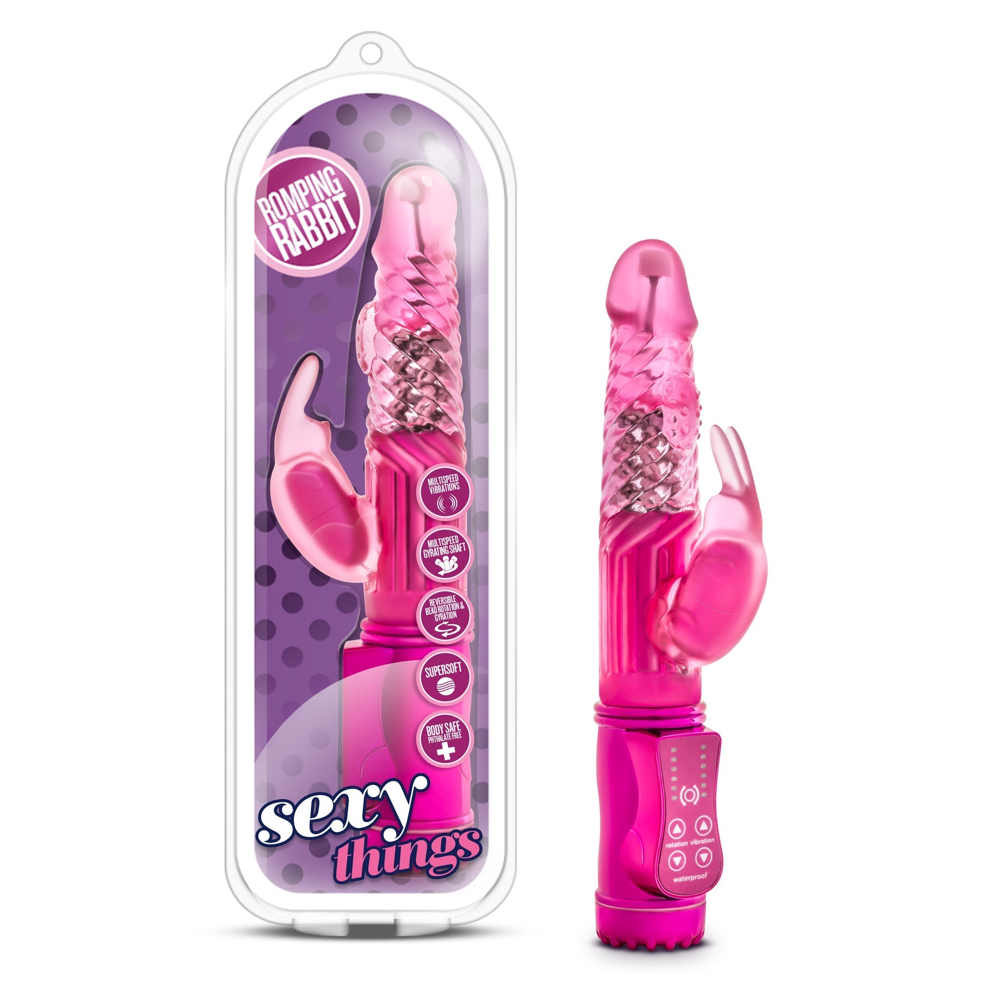 Romping Rabbit - Clit Stimulating Vibrator (Blush)