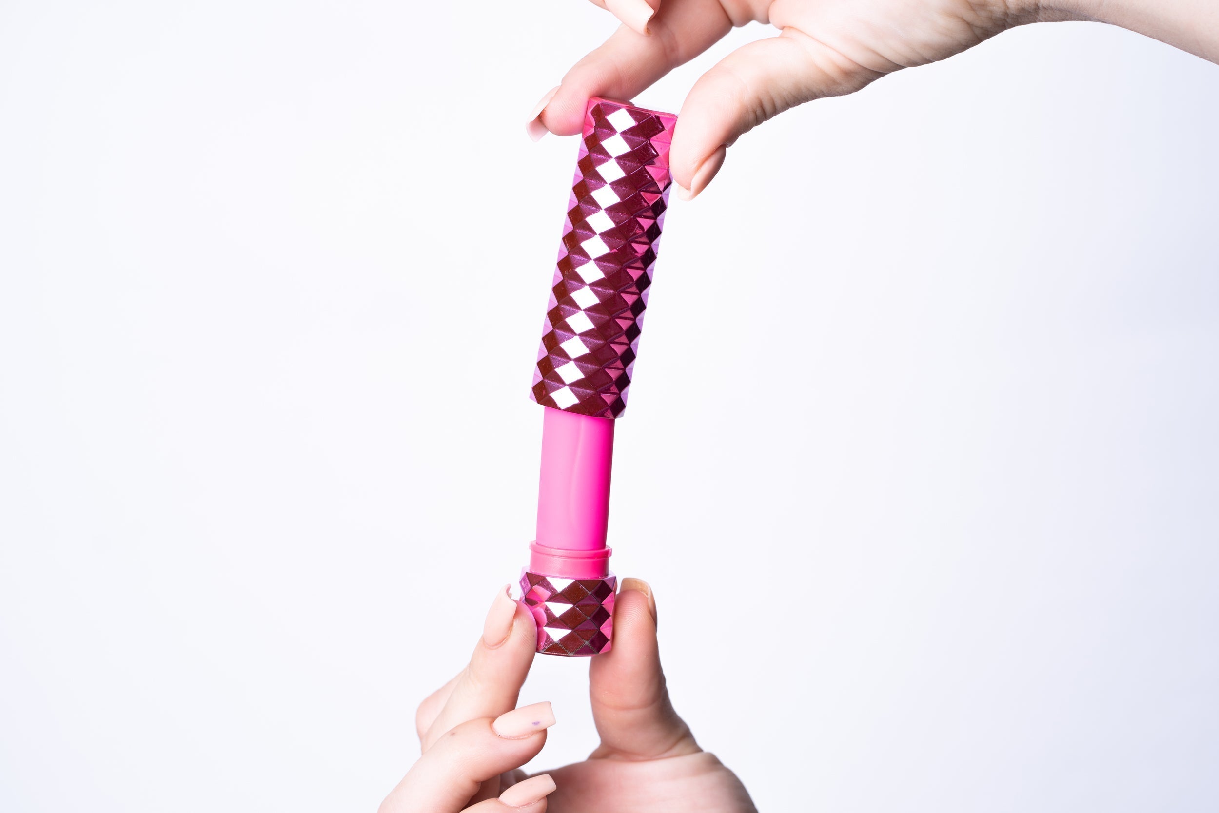 Roxie Crystal Gem Lipstick Bullet Vibrator - Pink