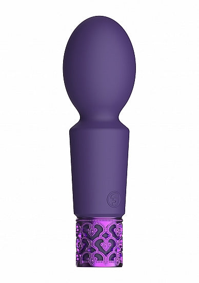 Royal Gems Brilliant Rechargeable Silicone Bullet Pink Purple