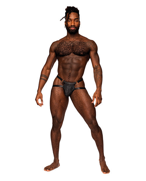 Rude Awakening Mesh Ring Jock Black / Extra Large