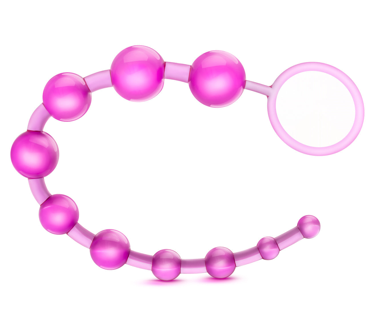 Sassy 10 Anal Beads - Pink Pink
