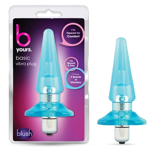 Sassy Vibra Plug - Blue Blue