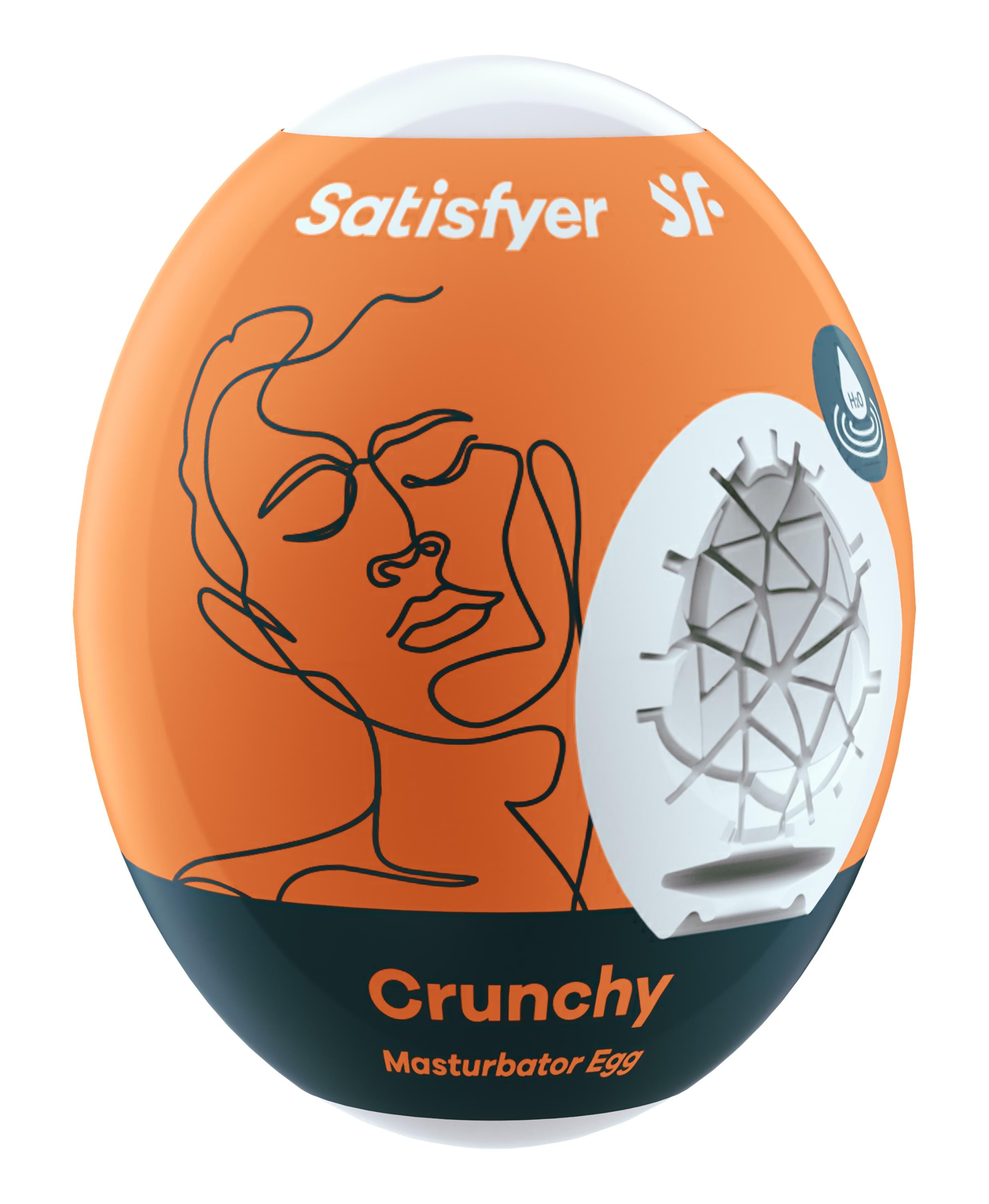 Satisfyer 3 Pc Set Masturbator Egg - - Orange