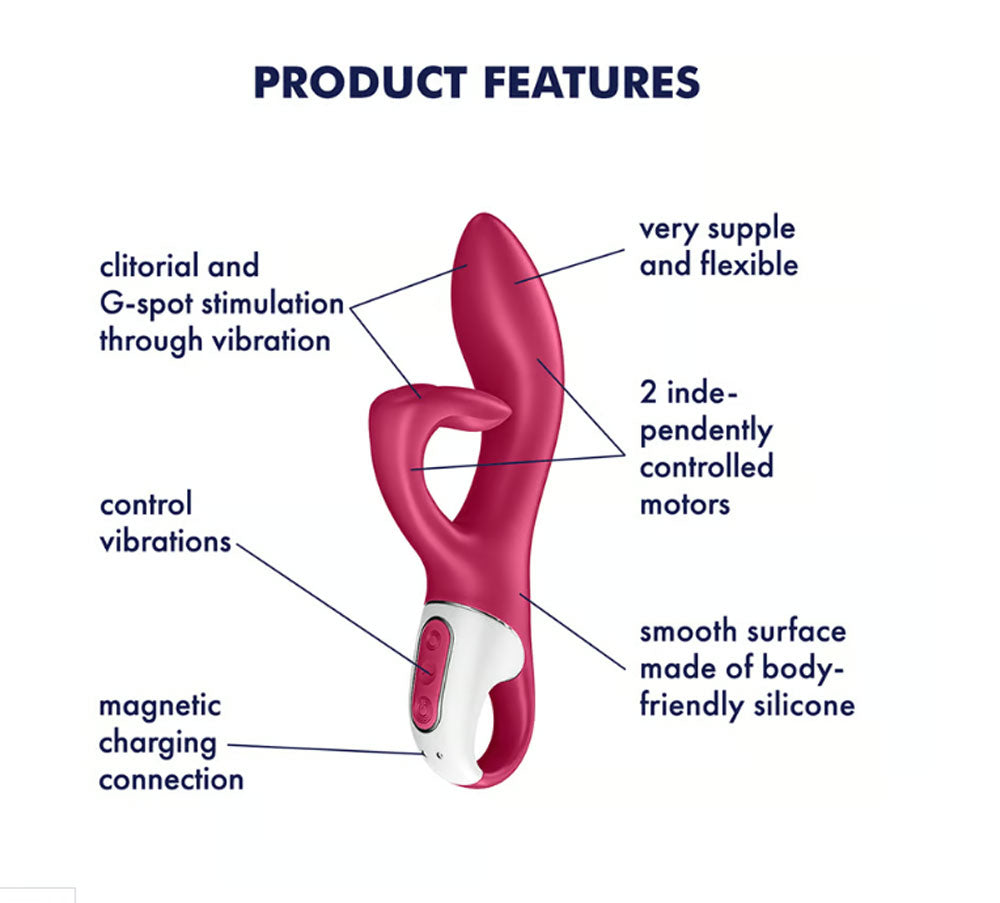 Satisfyer Embrace Me - Upside-Down Rabbit Vibrator