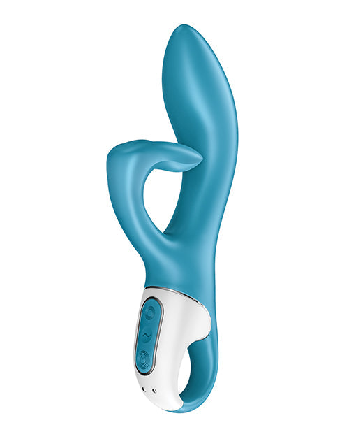 Satisfyer Embrace Me - Upside-Down Rabbit Vibrator Turquoise