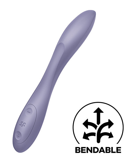 Satisfyer G-Spot Vibrator Flex 2 - Multi Vibrator - Dark  Violet