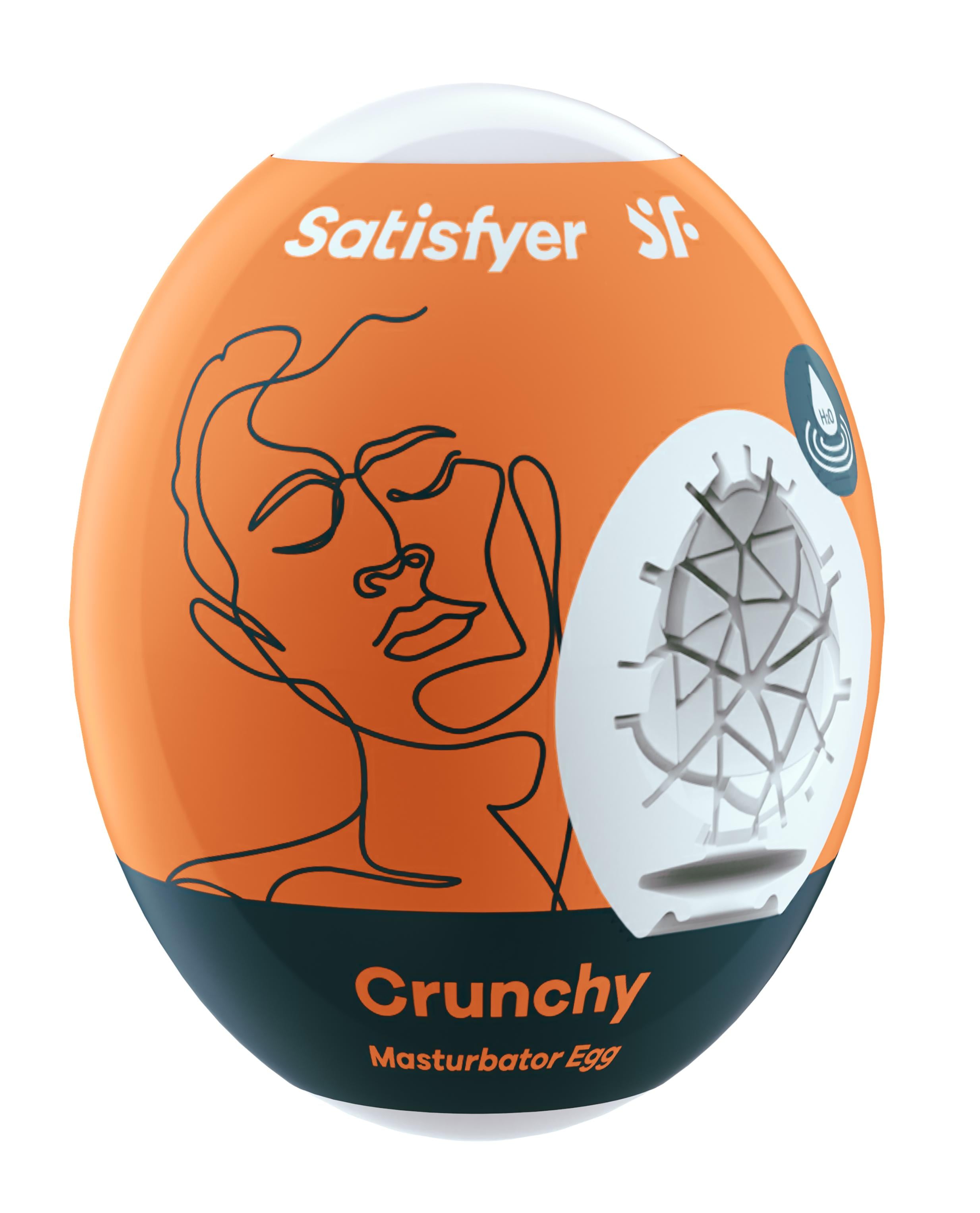 Satisfyer Masturbator Egg Orange