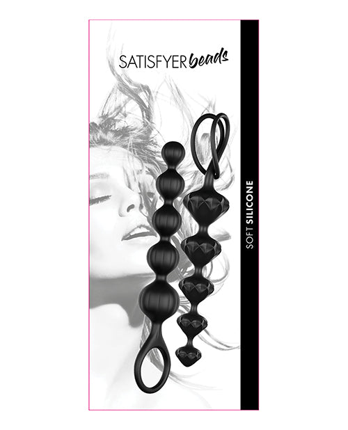 Satisfyer Soft Silicone Beads Black