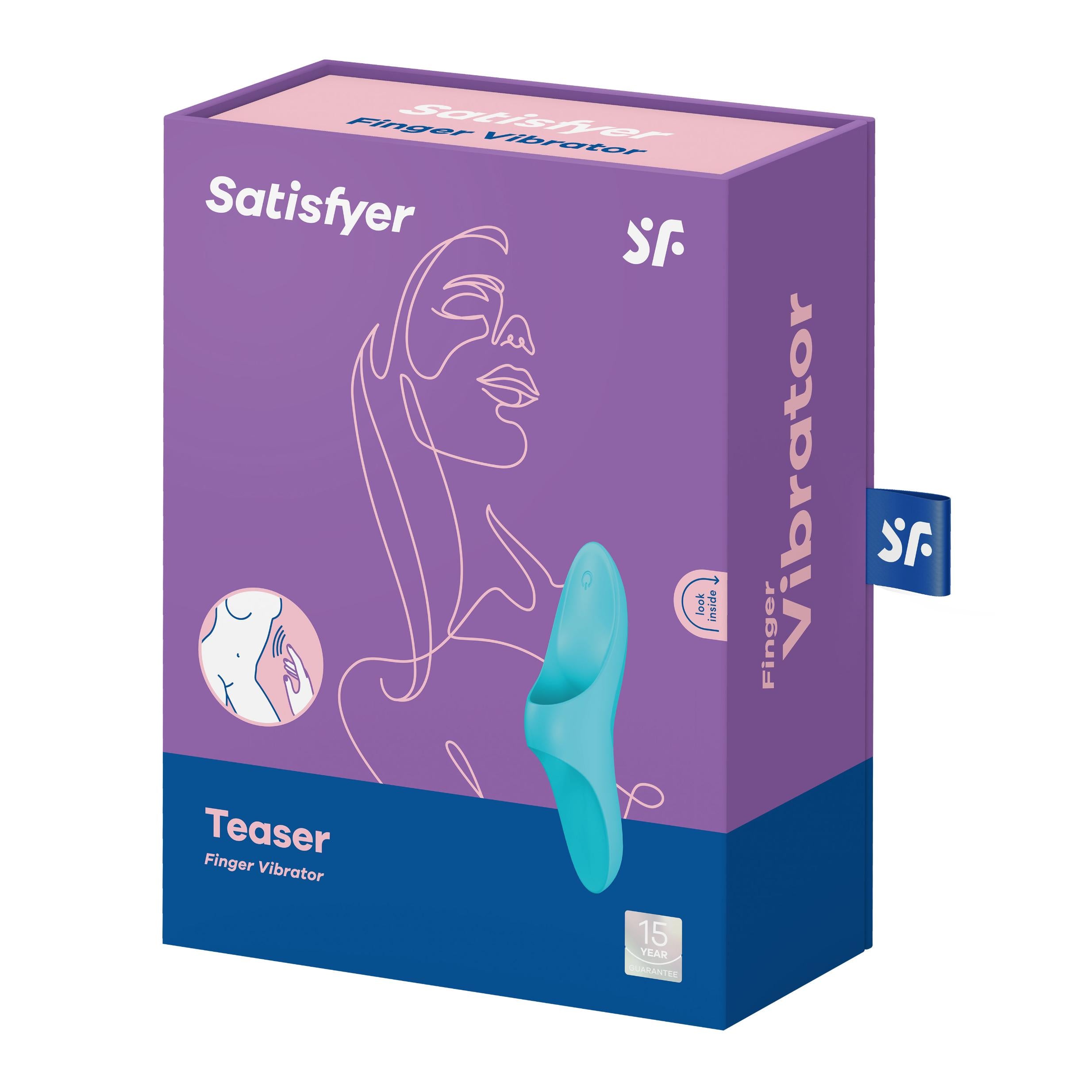 Satisfyer Teaser Finger Vibrator: Endless Pleasure Light Blue