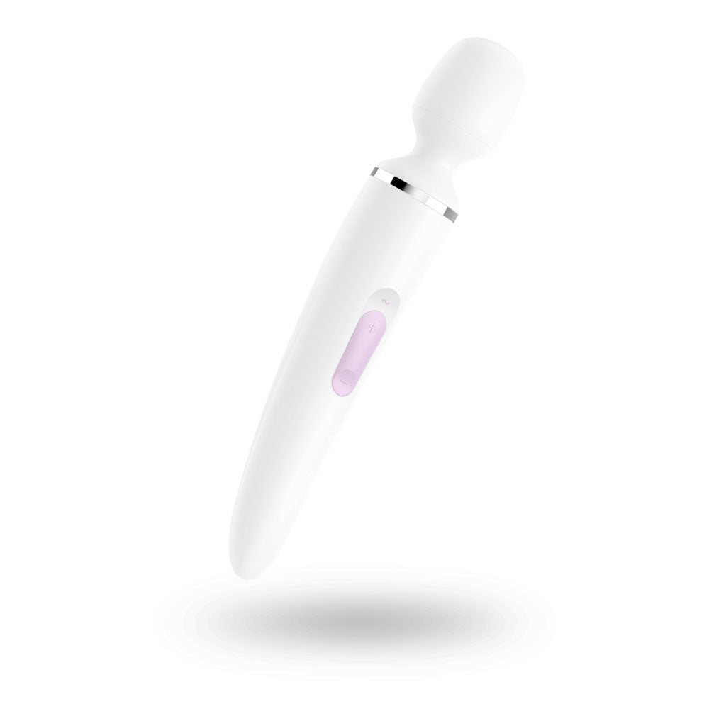 Satisfyer Wand-er Woman White/ Chrome