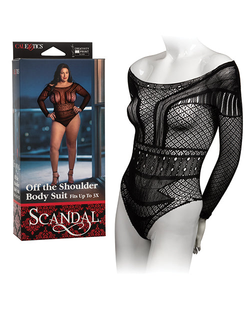 Scandal Plus Size Off The Shoulder Body Suit