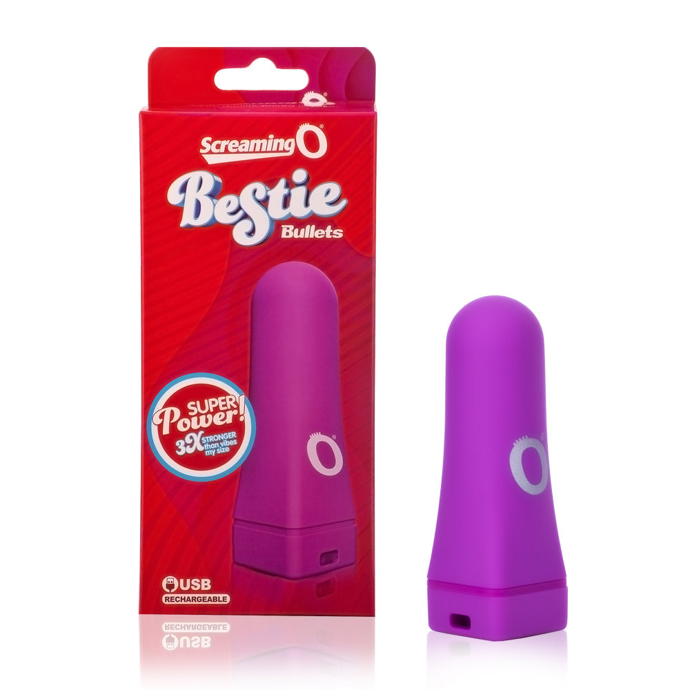 Screaming O Charged Bestie Bullet Vibrator - Purple