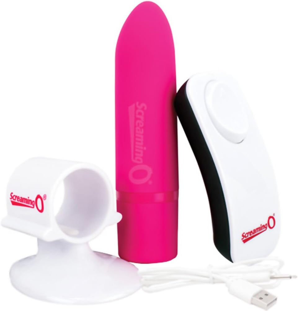 Screaming O Charged Positive Remote Control Vibrator - Pink