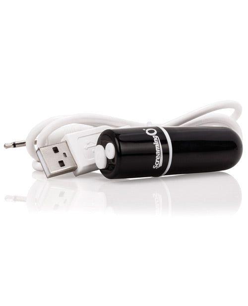 Screaming O Charged Vooom Rechargeable Bullet Vibe Black