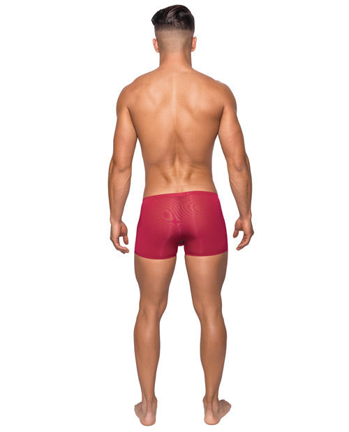 Seamless Sleek Short W/sheer Pouch