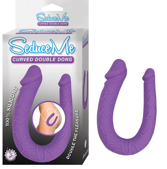 Seduce Me Curved Double Dong - Purple Purple