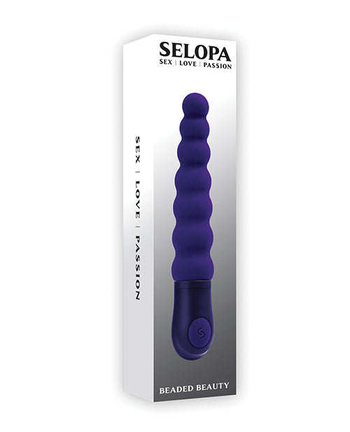 Selopa Beadded Beauty Beaded Vibrator - Purple