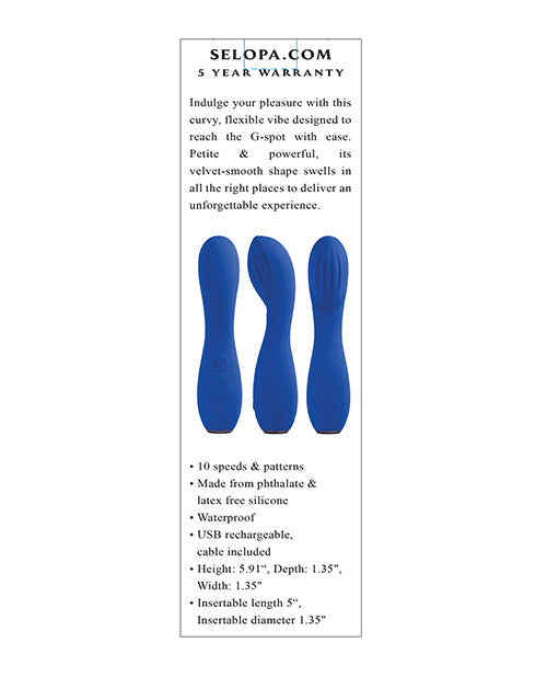 Selopa Sapphire G for G-Spot Stimulation - Blue