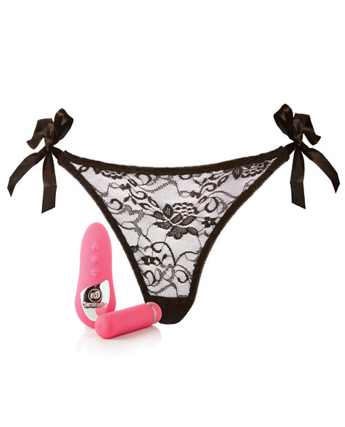 Sensuelle Pleasure Panty White Remote Control Pink