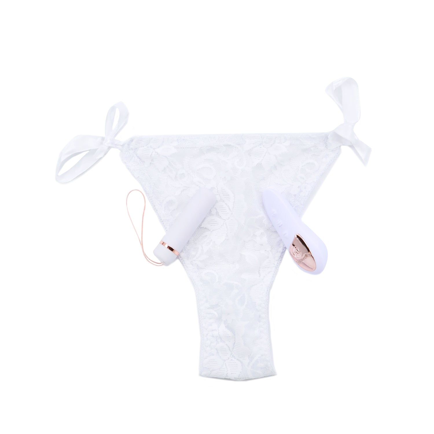 Sensuelle Pleasure Panty White Remote Control White