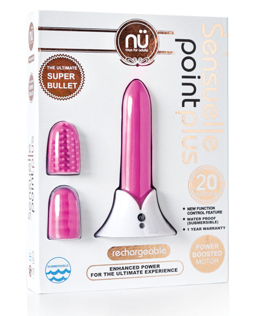 Sensuelle Point Plus with Remarkable 20-F Bullet Vibrator Pink