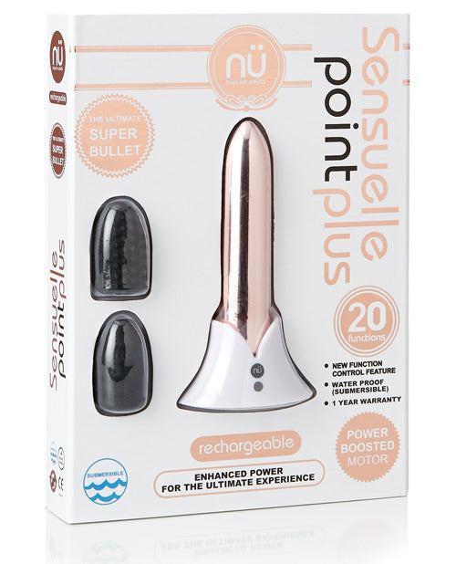 Sensuelle Point Plus with Remarkable 20-F Bullet Vibrator Rose Gold