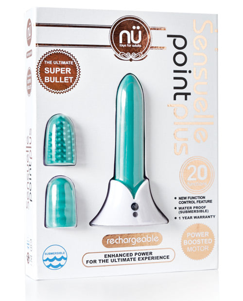Sensuelle Point Plus with Remarkable 20-F Bullet Vibrator Tiffany Blue