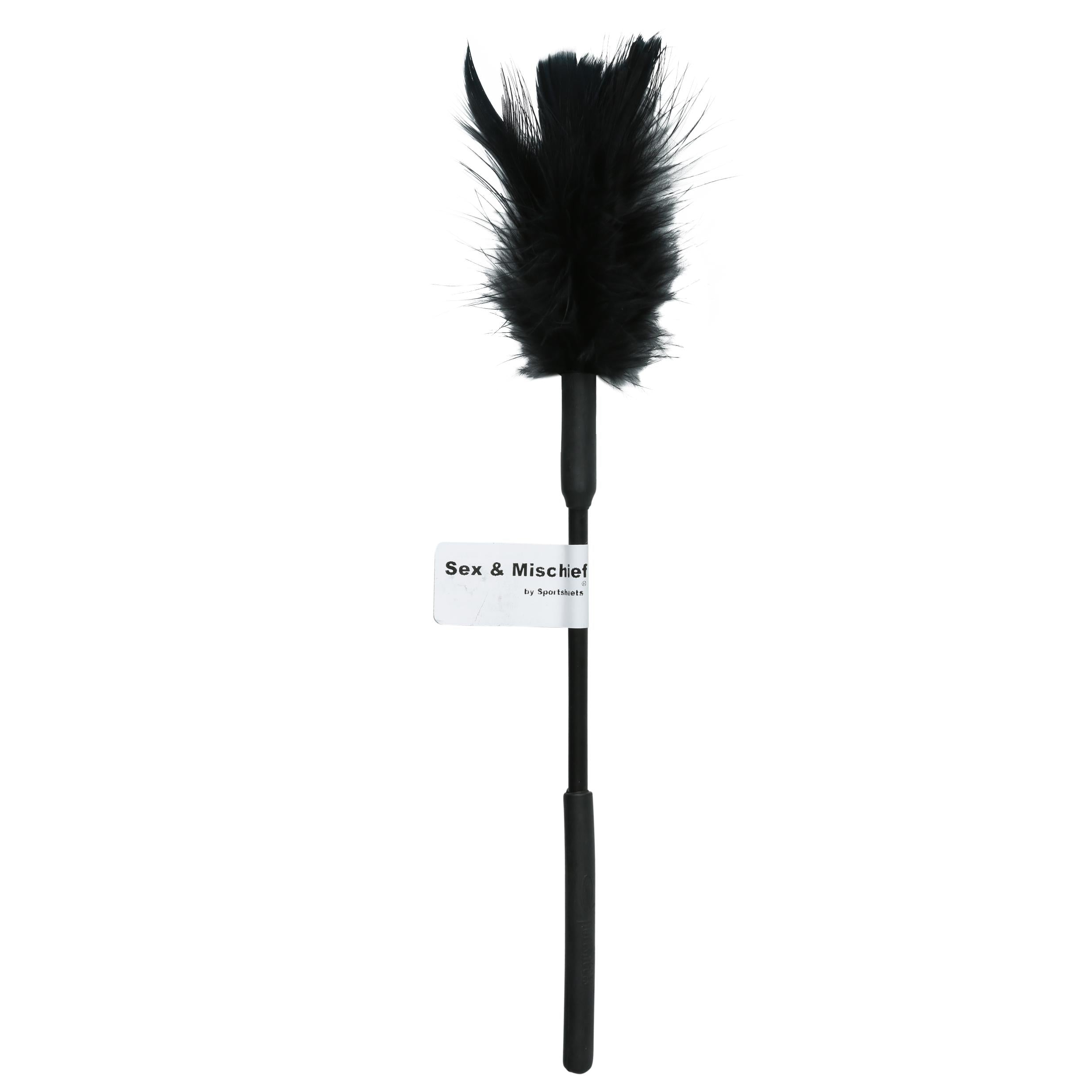 Sex and Mischief Feather Tickler Black