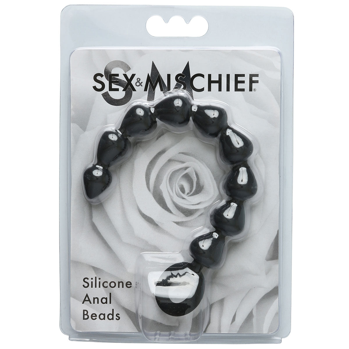 Sex & Mischief Black Silicone Anal Beads