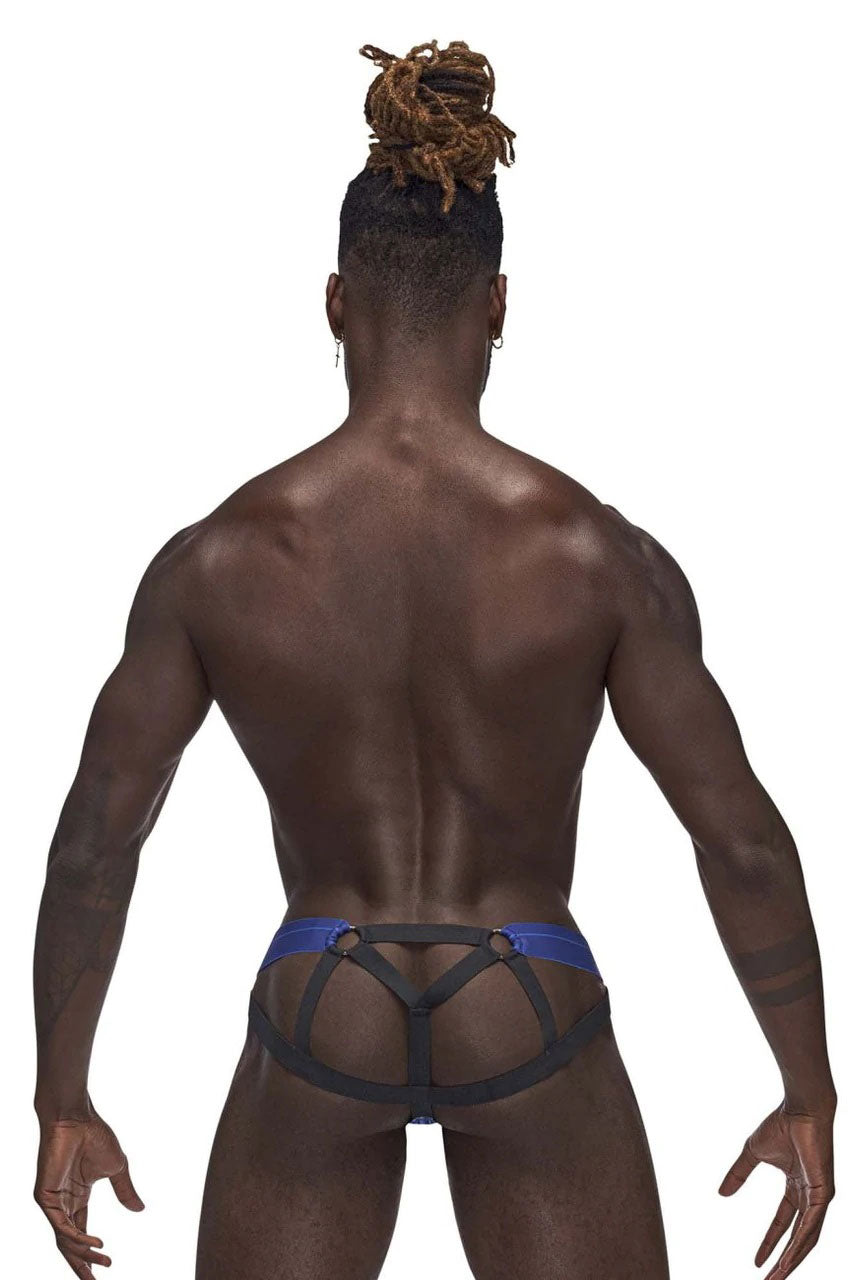 Sexagon Strappy Ring Jock - - Royal