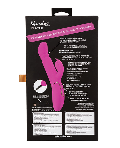 Shameless Slim Player - Magenta Mini Vibrator