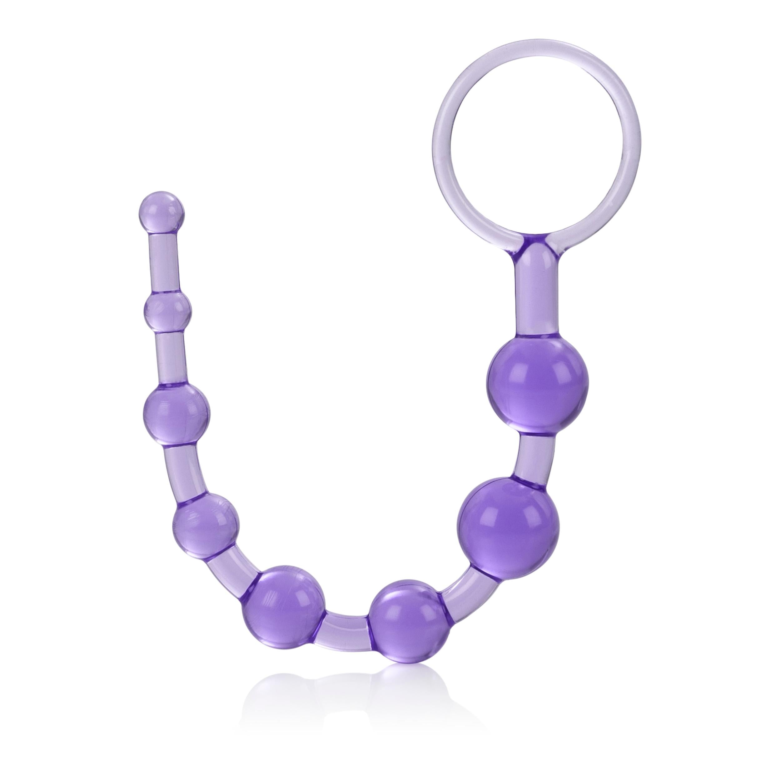 Shanes World Anal 101 Intro Beads Purple