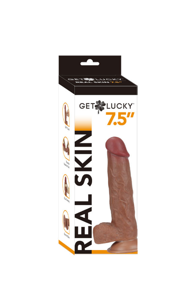 Shibari Get Lucky 7.5 Real Skin Light Brown