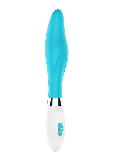 Shots Luminous Athamas Silicone 10 Speed Vibrator - Turquoise Turquoise