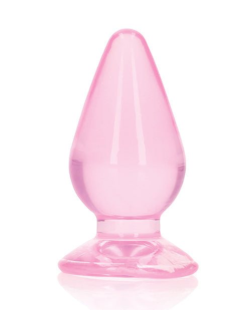 Shots Realrock Crystal Clear Anal Plug