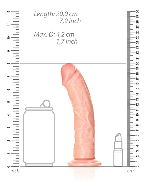 Shots Realrock Realistic 7" Curved Dildo