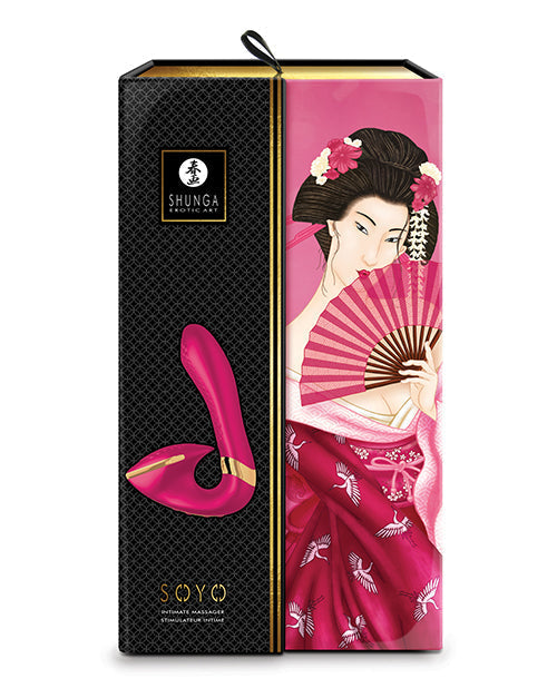 Shunga Soyo Intimate Massager Raspberry