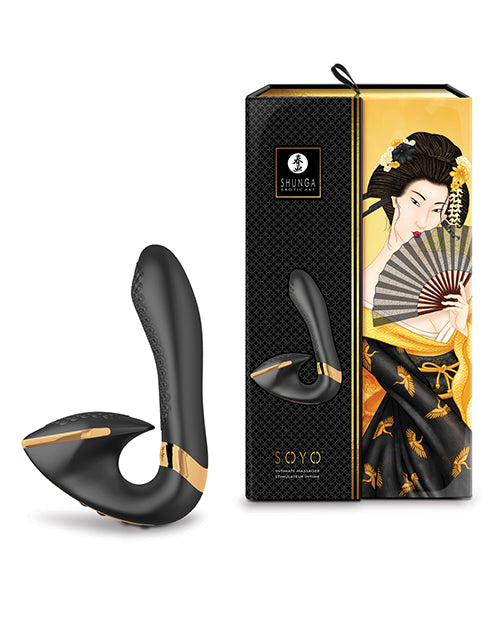 Shunga Soyo Intimate Massager Raspberry Black