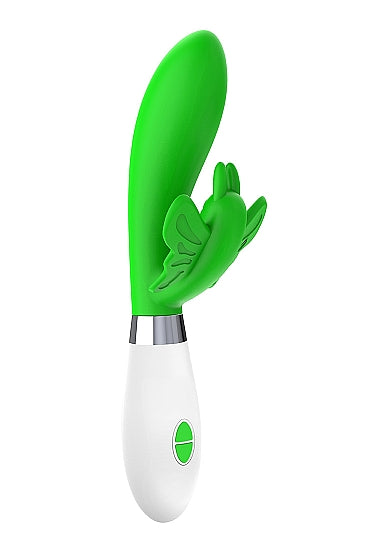 Silicone G-Spot Vibrator - Alexios by Shots America Green