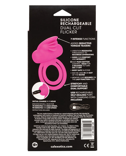 Silicone Rechargeable Enhancer Pink