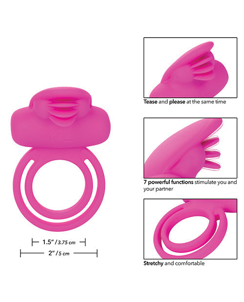 Silicone Rechargeable Enhancer Pink