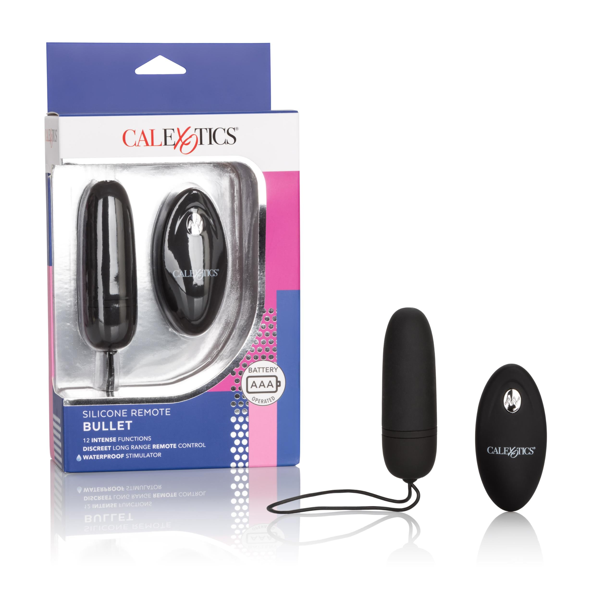 Silicone Remote Bullet Sensual Bliss W/ 12 Intense Functions