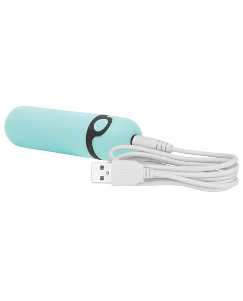Simple & True Rechargeable Vibrating Bulle Teal